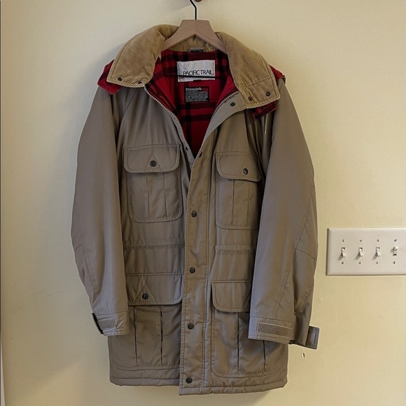 Pacific Trail Other - Pacific Trail Thinsulate 3M Vintage Parka Coat Men’s Plaid Lined 80s 90s